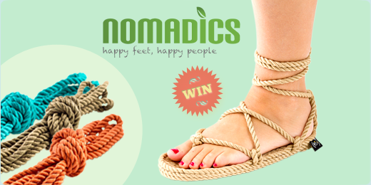 Win een paar lentefrisse Nomadics sandalen!