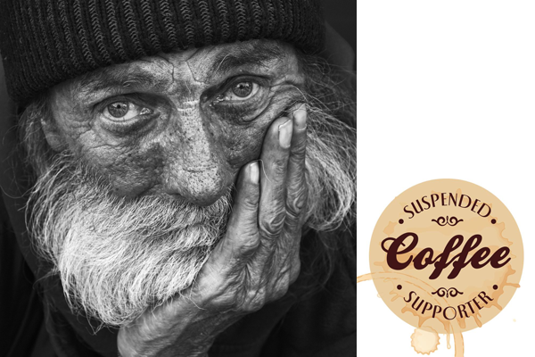 suspended coffee, uitgestelde koffie, homeless, coffee, I love eco blog
